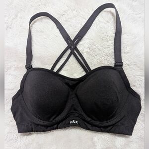 Victoria's Secret VSX Sport Black Underwire Sports Bra Size 32D